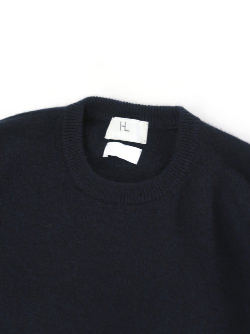 HERILL カシミヤ Wholegarment Pullover(Black×navy)【ユニセックス】 - BAZAAR by GIFT/  YAECA・HERILL・Scye・NO CONTROL AIR・ゴーシュ等の通販