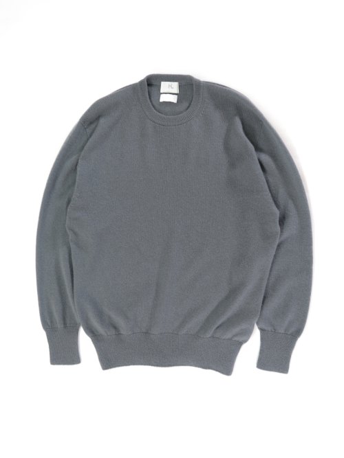 HERILL カシミヤ Wholegarment Pullover(Slate gray)【ユニセックス】 - BAZAAR by GIFT/  YAECA・HERILL・Scye・NO CONTROL AIR・ゴーシュ等の通販