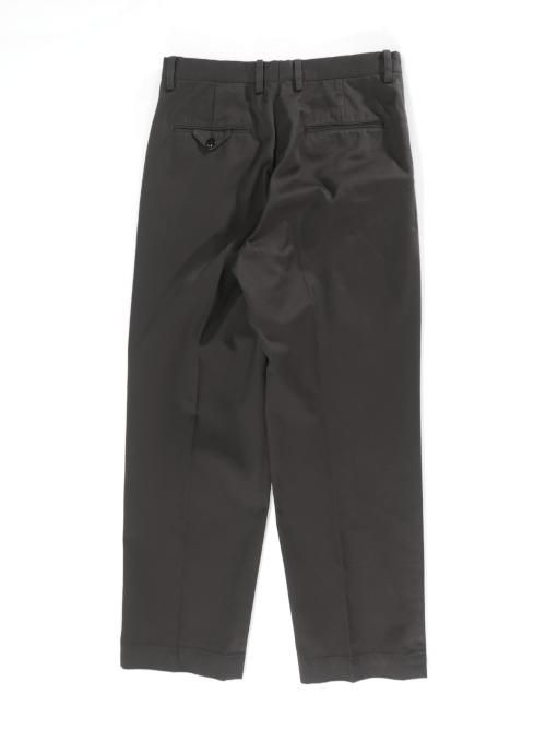 HERILL Organic Cotton Chino Slacks(Chacoal)【ユニセックス
