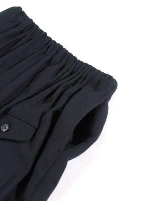 ゴーシュ ミルドウールガーゼ ウールスカート(ブラック