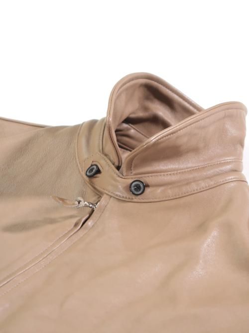 HERILL Lamb leather Jacket(Beige)【ユニセックス】 - BAZAAR