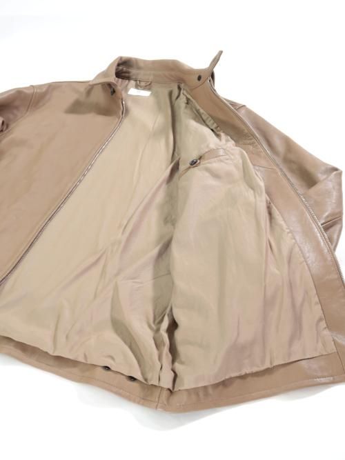 HERILL Lamb leather Jacket(Beige)【ユニセックス】 - BAZAAR