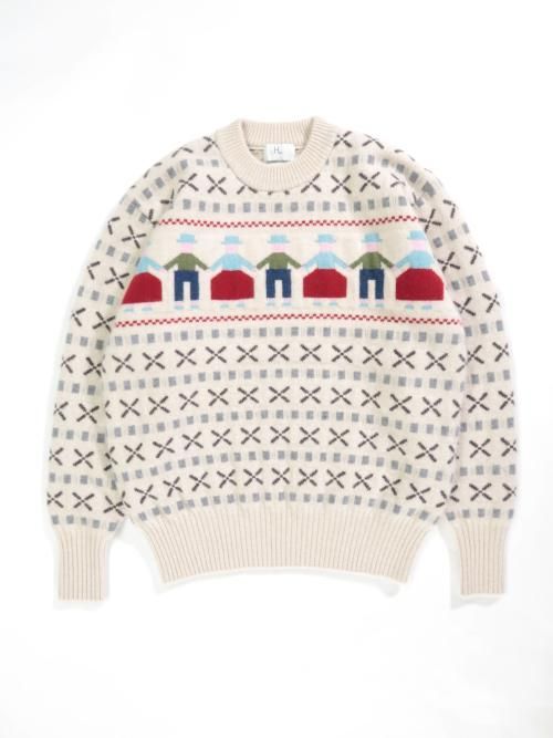 破格　HERILL　Cashmere Jacquard Sweater HERILL 