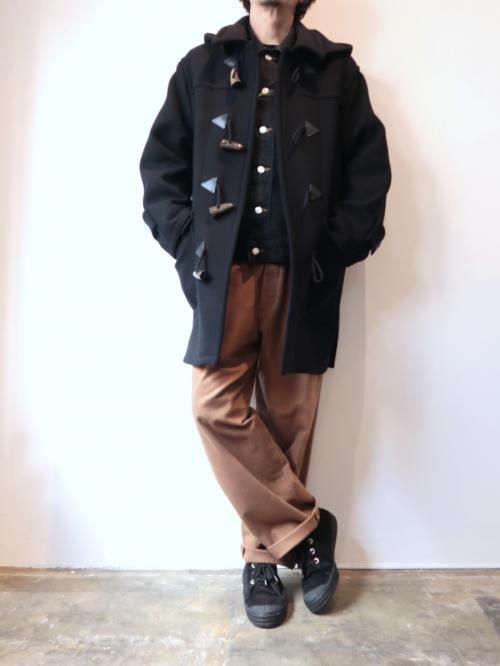 HERILL Blacksheep Duffle Coat(Black navy)【ユニセックス