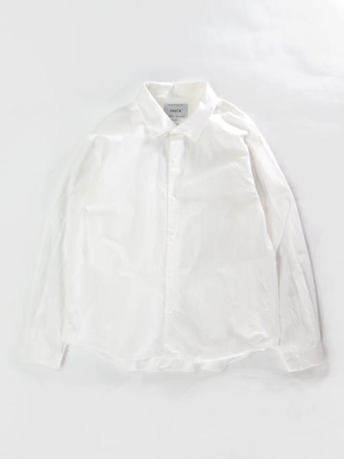 YAECA コンフォートシャツ -エクストラワイド-(ホワイト)【ユニ