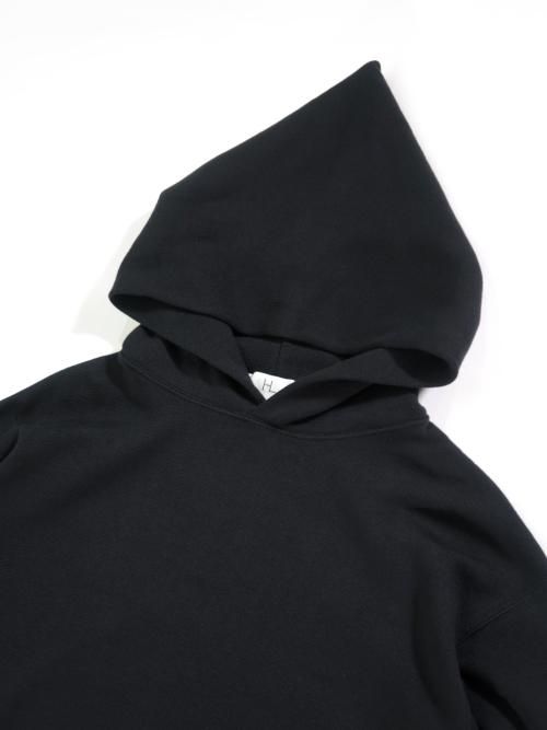 HERILL Cotton Silk Hooded(Black)【ユニセックス】 - BAZAAR by