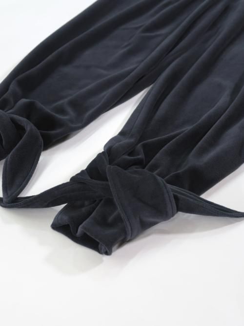 TENNE HANDCRAFTED MODERN ribbon pants(ネイビー) - BAZAAR by