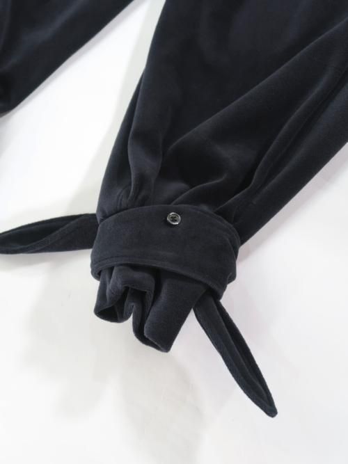TENNE HANDCRAFTED MODERN ribbon pants(ネイビー) - BAZAAR by