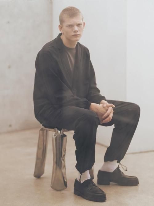 Scye ナイロンストレッチ シェルブレザー(ブラック)【メンズ