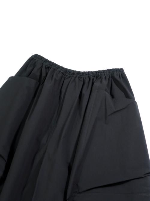 TENNE HANDCRAFTED MODERN big pocket culottes(ブラック