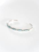 VINTAGE JEWERLY USA ZUNI Silver Bangle #8208usn