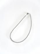 VINTAGE JEWERLY USA NAVAJO Silver Pearl Necklace #8303usn
