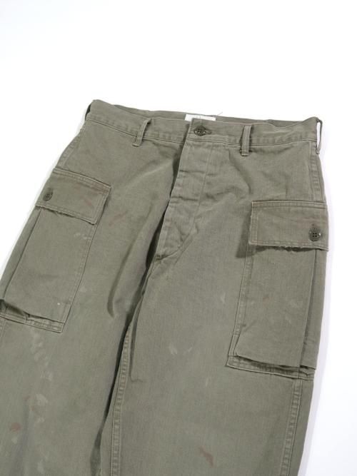 HERILL U.S.ARMY M-43 HBT pants(Olive drab)【ユニセックス