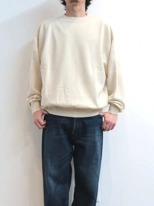 HERILL American deadstock Cashmere Sweater(White)【ユニ
