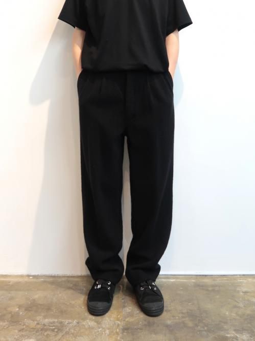 11月末まで　herill rigid cashmere maatee&sons HERILL Rigid cashmere Work Jacket + Work Pants(Black)【ユニ