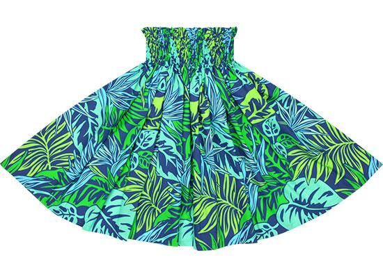 マカマカ　パウスカート　フラダンス　リーフ柄　ハワイアン　リゾート　衣装 マカマカ パウスカート フラダンス リーフ柄 ハワイアン