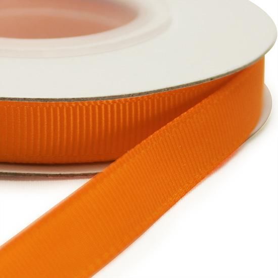 グログランリボン タンジェリン 10ヤード 9mm幅 ［668］Tangerine sewg