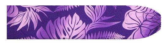 紫のパウスカートケース モンステラ・タロ柄 pcase-2818PP 【メール便可】★オーダーメイド