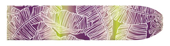 紫ときみどりのパウスカートケース バナナリーフ・グラデーション柄 pcase-2833PPLG 【メール便可】★オーダーメイド