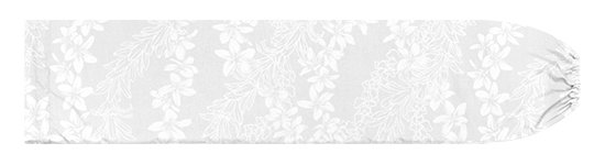 白のパウスカートケース プルメリア・リリー柄 pcase-2840WHWH 【メール便可】★オーダーメイド