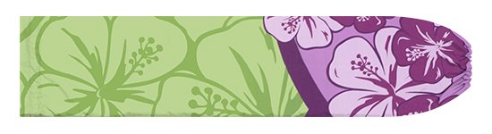 きみどりと紫のパウスカートケース ハイビスカス柄 pcase-2841LGPP 【メール便可】★オーダーメイド