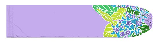 紫のパウスカートケース クラウンフラワー柄 pcase-2852PP 【メール便可】★オーダーメイド