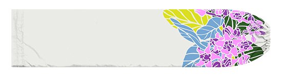 クリーム色のパウスカートケース クラウンフラワー柄 pcase-2852CR 【メール便可】★オーダーメイド