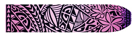 紫とピンクのパウスカートケース ティアレ・トライバル・グラデーション柄 pcase-2853PPPi 【メール便可】★オーダーメイド