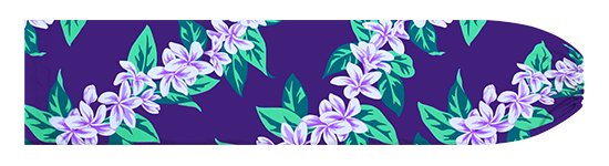 紫のパウスカートケース プルメリア柄 pcase-2858PP 【メール便可】★オーダーメイド