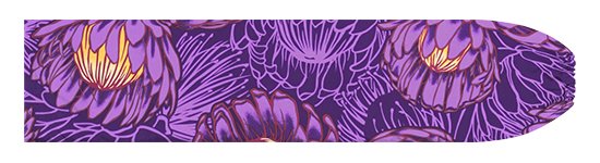 紫のパウスカートケース プロテア柄 pcase-2859PP 【メール便可】★オーダーメイド
