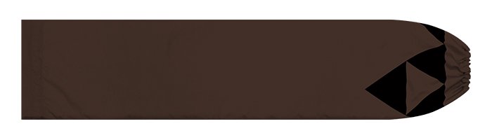 【カラーマッチ】  パウスカートケース マウナ柄 チョコレート pcase-K0008-chocolate 【メール便可】★オーダーメイド