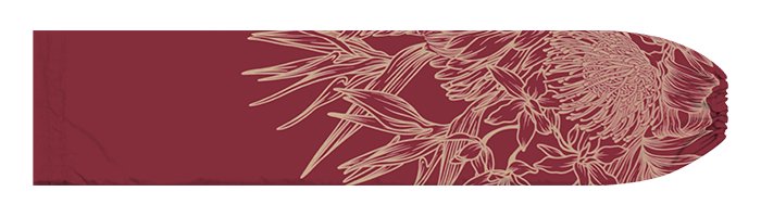 パウスカートケース 赤 ジンジャー バードオブパラダイス pcase-2902RD 【メール便可】★オーダーメイド
