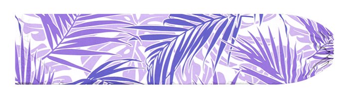 パウスカートケース 紫 ヤシ モンステラ pcase-2908PP 【メール便可】★オーダーメイド