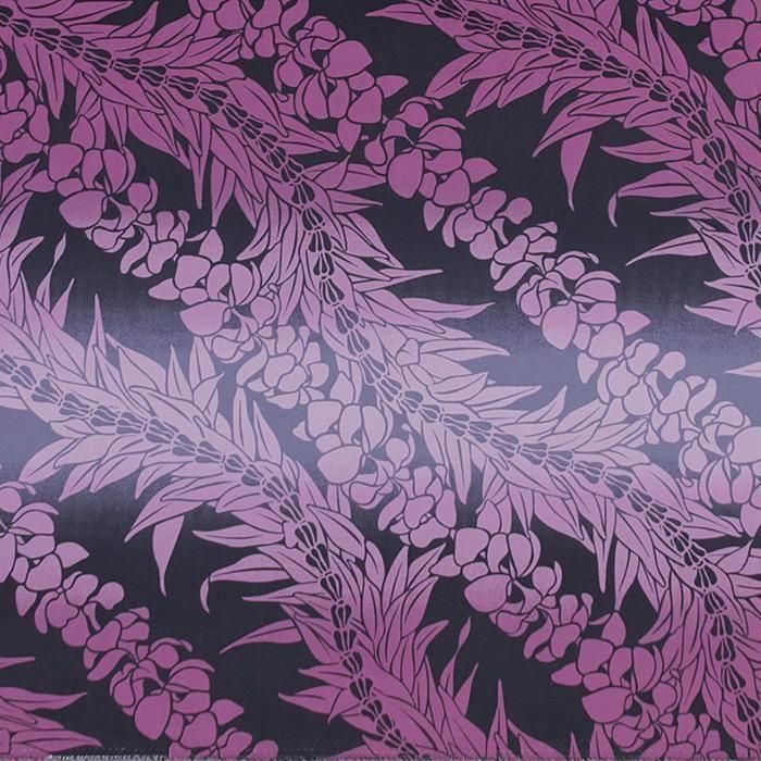 ハワイアンファブリック グレー レイ・グラデーション柄 fab