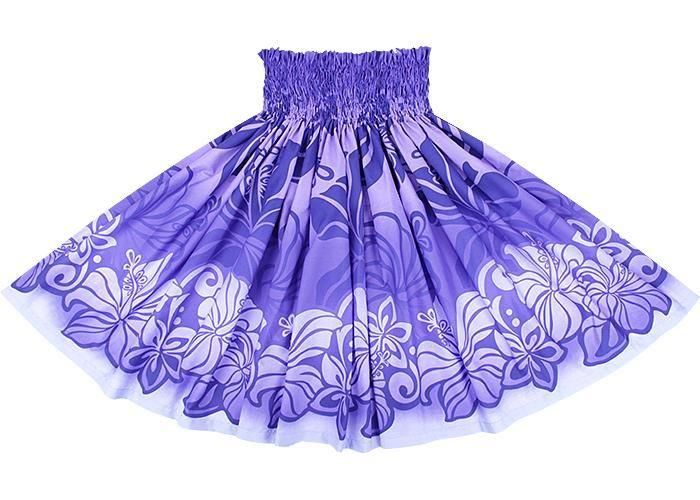 パウスカート 紫 ハイビスカス・グラデーション柄 spau-2955PPPP