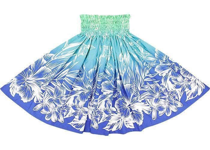 青（ブルー）のパウスカート