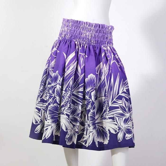 パウスカート 紫 ハイビスカス・グラデーション柄 spau-2958PPPP