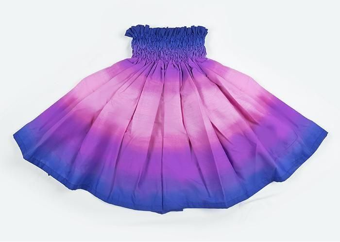 フラダンスドレスセパレートタイプ　花柄パウスカート （85cm） と紫トップス 000000013786_1_eyo0KKI.jpg
