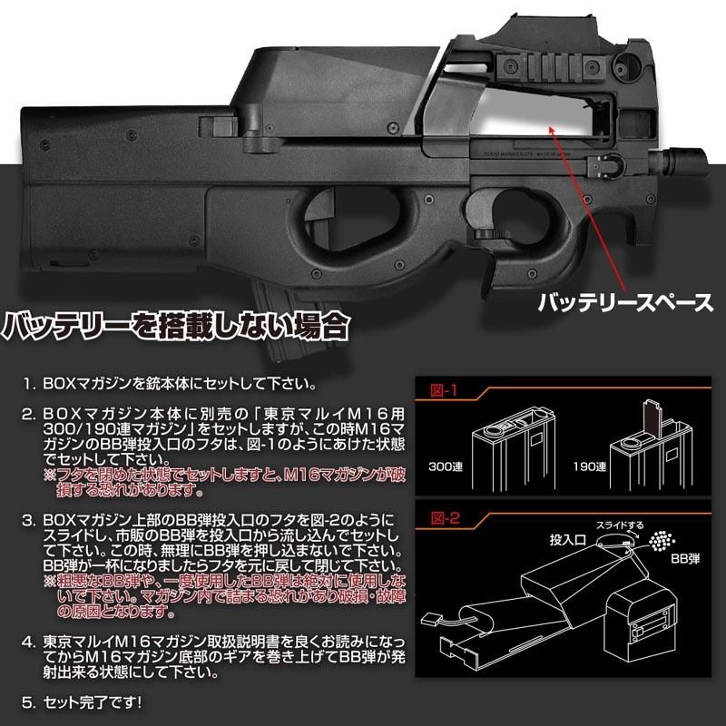 返品送料無料】 総額9万越え東京マルイp90.メタルM4予備マガジン 