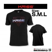【LayLax/ライラクス】KRISS オフィシャル ロゴＴシャツ KRISS Logo T-Shirt　Mサイズ