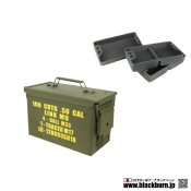 【TANGO】アンモボックス 金属製 弾薬箱タイプ 収納ボックス【50】収納トレイ付