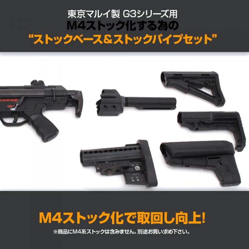 Laylax ライラクス 東京マルイg3 ストックベースneo ストックパイプセット ミリタリーギア Blackburn ブラックバーン