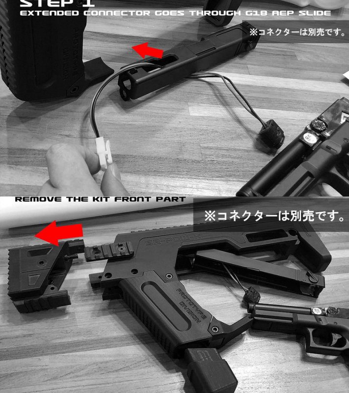 SRU】Glock PDW Advanced キット (AEP/GBB対応) - 【ミリタリーギア