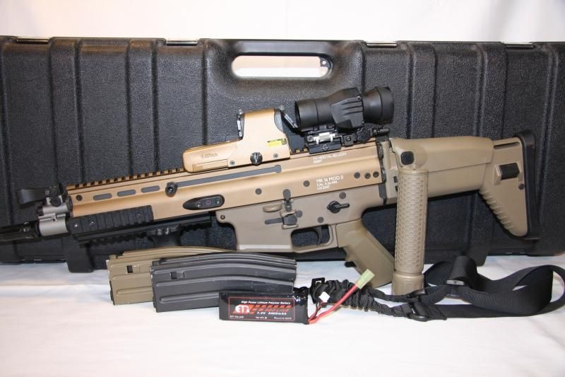 中古・特価品】東京マルイ製 次世代 SCAR-L CQB FDE 付属品多数 