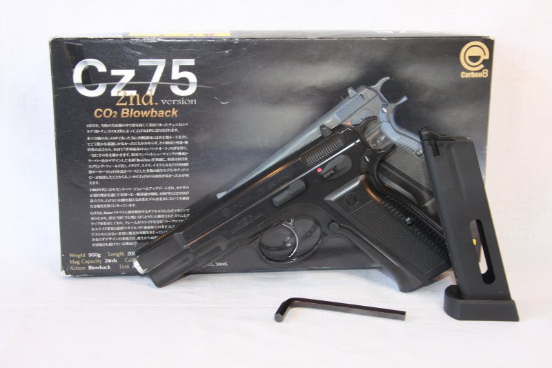 中古・特価品】Carbon8製 Cz75 2nd.ver CO2 ガスブローバック - ミリタリーギアBLACKBURN