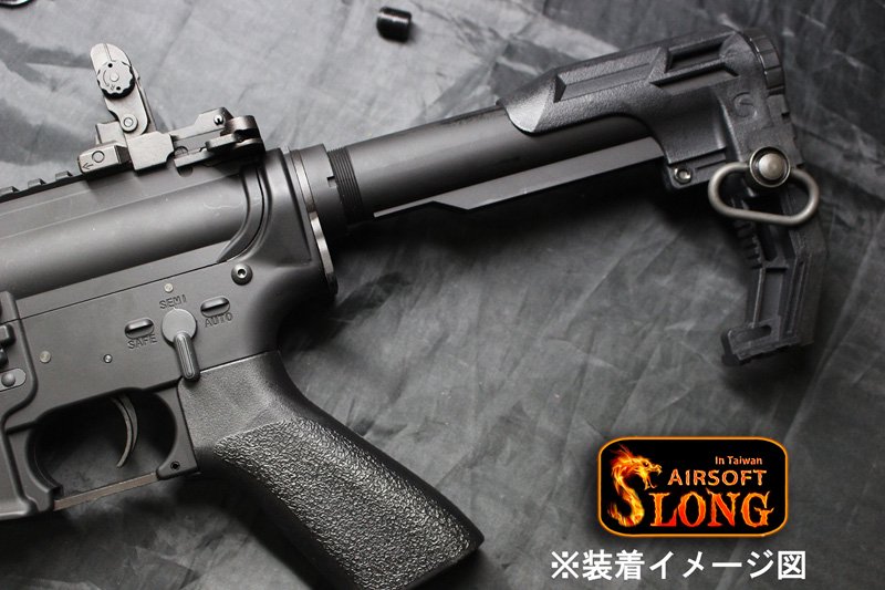 SLONG Airsoft】NGEL of Death ストック BK (M4 AEG/GBB対応) -  【ミリタリーギア・BlackBurn】サバイバルゲーム用品最大40%OFF！・ミリタリーアイテム・サバゲ用品格安通販店