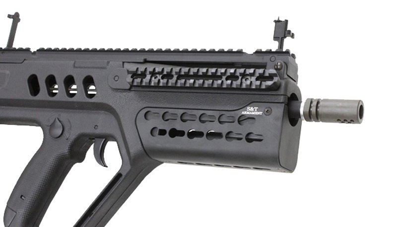 S&T】TAVOR PRO フラットトップ KEYMOD ショート BK - ミリタリーギアBLACKBURN