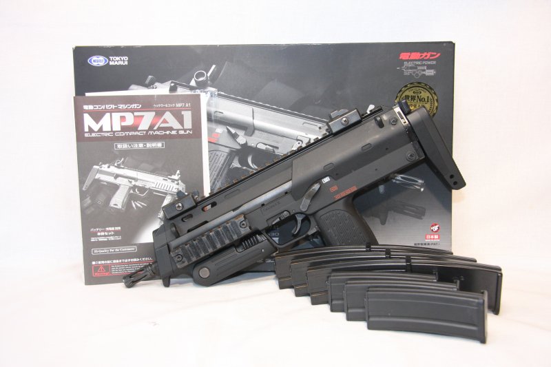 中古・特価品】東京マルイ製 電動MP7A1 マガジン多数付属 - ミリタリーギアBLACKBURN