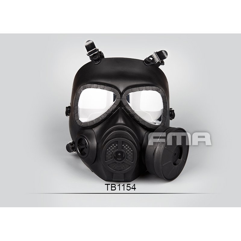 全商品オープニング価格！ FMA M05防護マスク型 ガスマスクタイプ フェイスガード レンズゴーグル ファン付 BK 