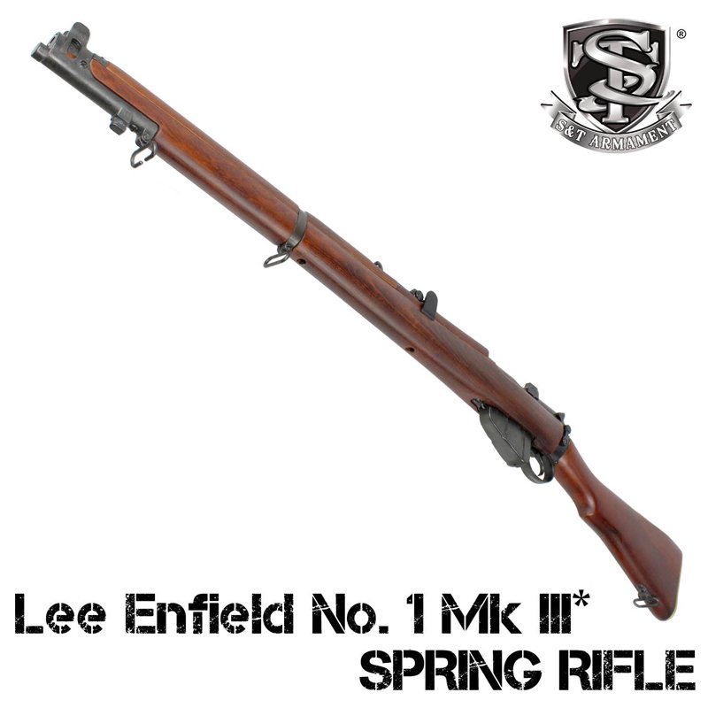 S&T】Lee Enfield No. 1 Mk III* エアーコッキングライフル リアルウッド - ミリタリーギアBLACKBURN